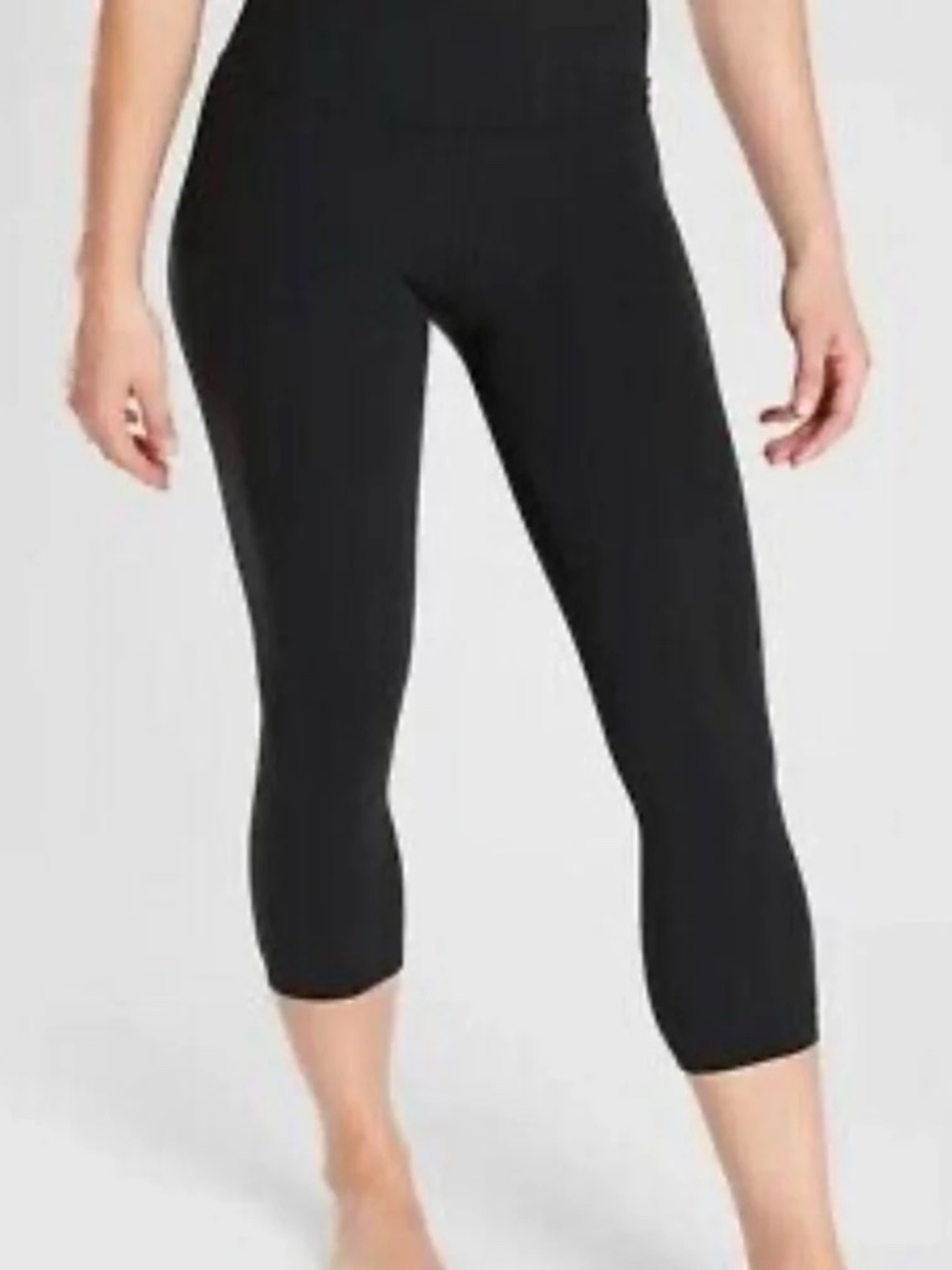 Athleta Black Elation Normcore Capri Leggings (S)